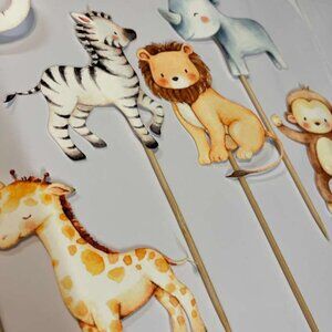 New Baby Animals Cake Topper